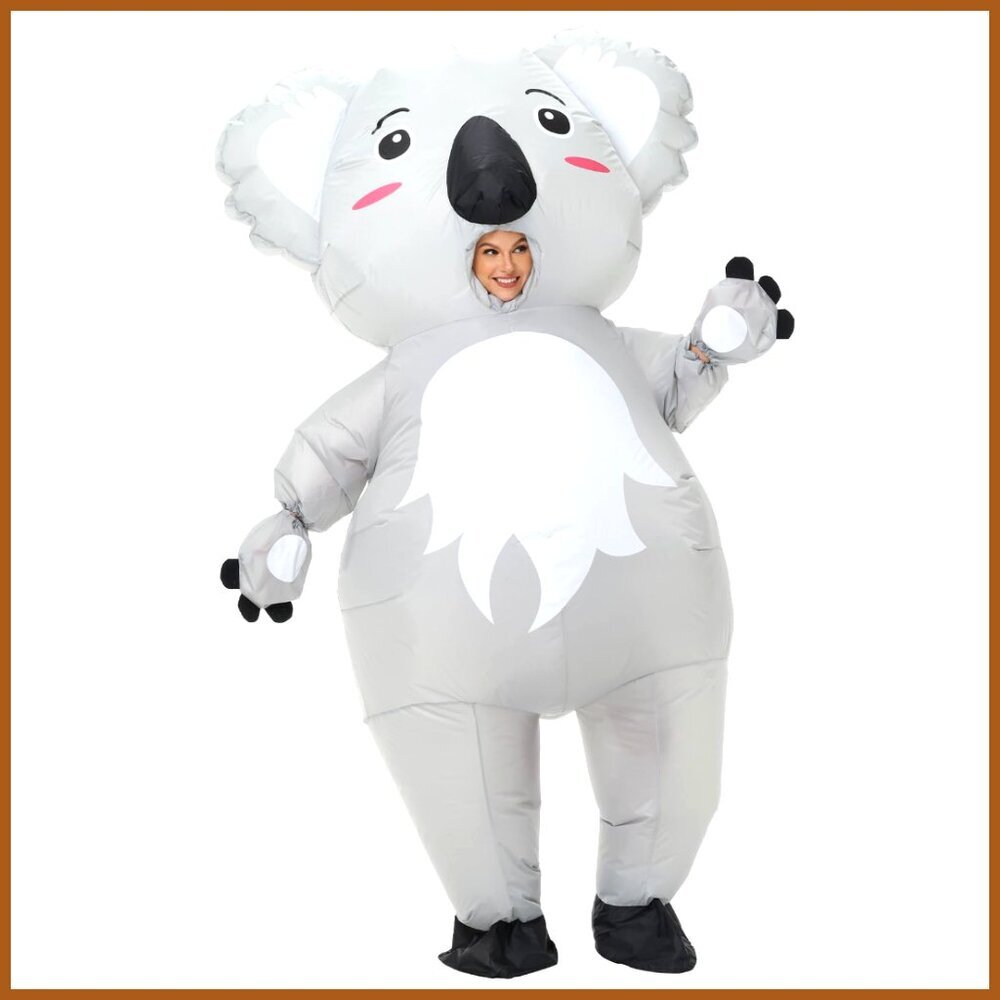 Inflatable Koala Costume Polyester Halloween Christmas Party Suit